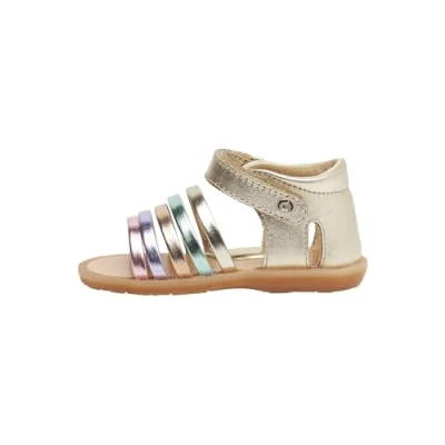 Abbildung von Naturino Rubino Lauflernschuh für Kinder, Größe: 27, Gold Schuhe