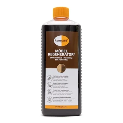 Abbildung von Renuwell Möbel Regenerator® Pflege Politur für helle/dunkle Möbel, 1 L