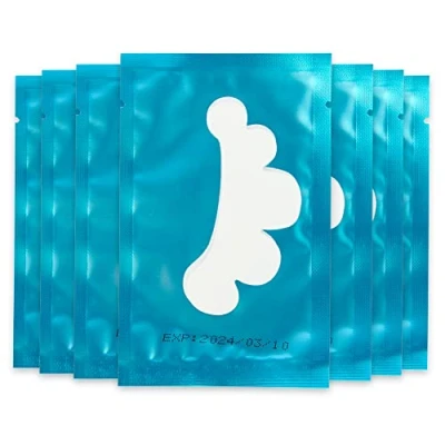 Abbildung von Lunamoon Augenpads für Wimpernverlängerung Wimpernpads Wimpern Wimpernlifting Färben Augen Patches Pad 50 Paare (Flower Blue)