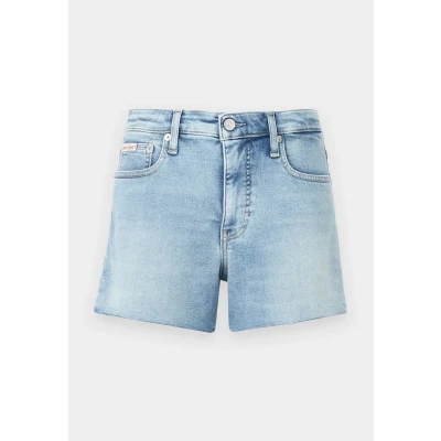 Abbildung von Calvin Klein Jeans MID RISE Shorts, Damen, Größe: 28, Denim light