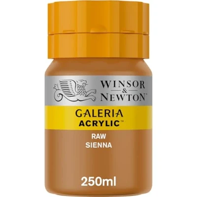 Abbildung von Winsor &amp; Newton 2137552 Galeria Acrylfarbe, hohe Pigmentierung, lichtecht, buttrige Konsistenz, 250 ml Tube, siena natur