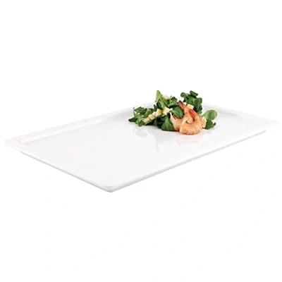 Abbildung von APS 83830 GN 1/2 Tablett APART, 32,5 x 26,5 cm, Höhe 2,5 Melamin, weiß