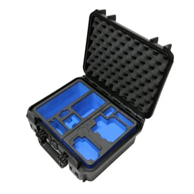 Abbildung von TomCase Koffer für GoPro Hero Tragetasche Model 7 bis 13 mit viel Platz Ausrüstung und Zubehör wasserdichter Outdoor Case Transportkoffer (Koffer Hero)