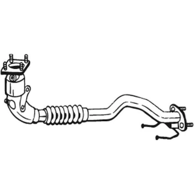 Abbildung von BOSAL 090 110 Katalysator Euro 4 mit Anbauteilen AUDI: A3 Hatchback, VOLKSWAGEN: Golf 5