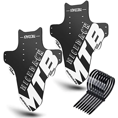 Abbildung von NICEDACK Schutzbleche Mountainbike, 2 Stück Mudguard Fit 20&#039;&#039; 29 Zoll MTB Schutzblech Vorne und Hinten Kompatibler Fahrrad Spritzschutz