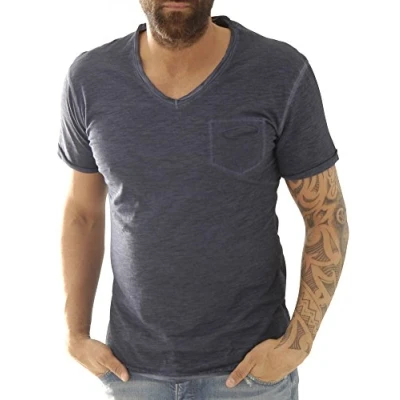 Abbildung von Key Largo Match Round Tshirt basic, Herren, Größe: Medium, Navy