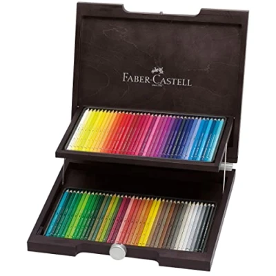 Abbildung von FABER CASTELL 117572 Aquarellstift Albrecht Dürer, 72er Holzkoffer