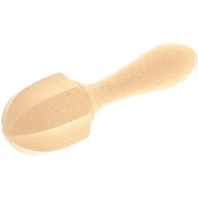 Abbildung von teemando® Zitronenpresse aus Holz, runde Form, 15 cm, Saftpresse für Zitrusfrüchte