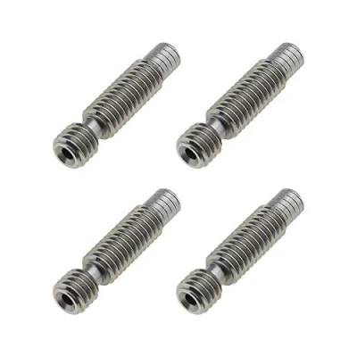 Abbildung von YINETTECH 1,75 mm M6 V6 E3D Heat Break Throat Tube Edelstahl Heatbreak Fit für 3D Drucker CR 10 Ender 3 Hotend 4 Stück