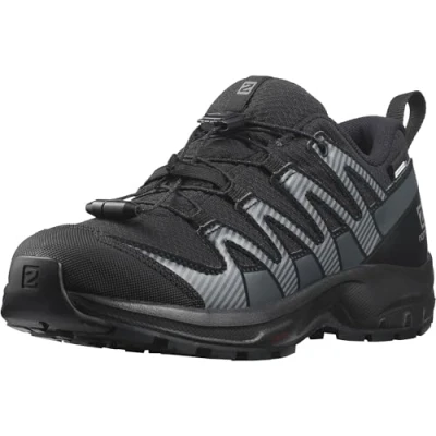 Abbildung von Salomon XA Pro V8 Climasalomon Waterproof Kinder Outdoor Schuhe, Präzise Passform, Grip in jedem Gelände, Sportlicher Look, Black, 35