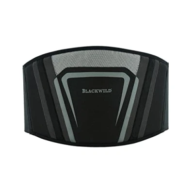 Abbildung von BLACKWILD Nierengurt Motorrad Herren und Damen Nierenwärmer Lendenwirbelstütze Nierengurt, Effektive Stabilisierung, schwarzgrau (L = 100 110cm Bauchumfang)