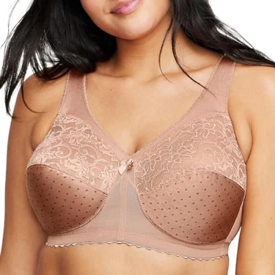 Abbildung von Glamorise Damen 1000 Full Coverage Bra, Mokka, 90I