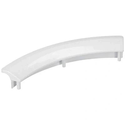 Abbildung von Kenekos Türgriff 238x68 mm geeignet für Wäschetrockner Bosch Siemens Constructa 00497522 497522 iQ100 iQ300 iQ500 Griff Trocknergriff Türöffner Öffner Handgriff Trockner Waschtrockner, weiß