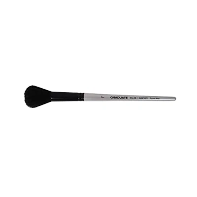 Abbildung von Daler Rowney Graduate Aquarellpinsel, natürliches Ziegenhaar, kurzer Griff, runder Mop, 2,5 cm