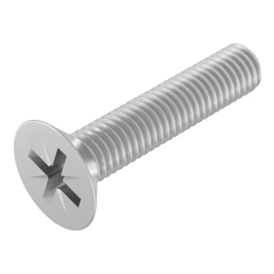 Abbildung von SECCARO Senkschraube M6 x 30 mm, Edelstahl V2A VA A2, DIN 965, Kreuzschlitz/PZ, Vollgewinde, 20 Stück