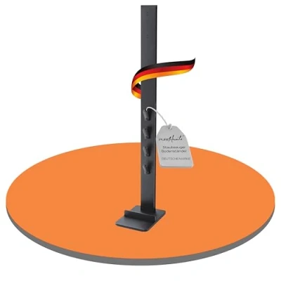 Abbildung von PureMounts Staubsauger Bodenständer, Standfuß, Organizer für Dyson V6 Pro, V7, V8, Cyclone Absolute, V10 Total Clean, Torque Drive und V11 Animal, V12 Slim V15 Detect schwarz