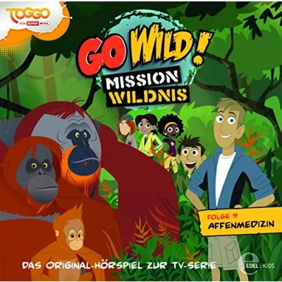 Abbildung von Go Wild! Mission Wildnis &quot;Die Affenmedizin&quot;, Das Original Hörspiel zur TV Serie, Folge 9