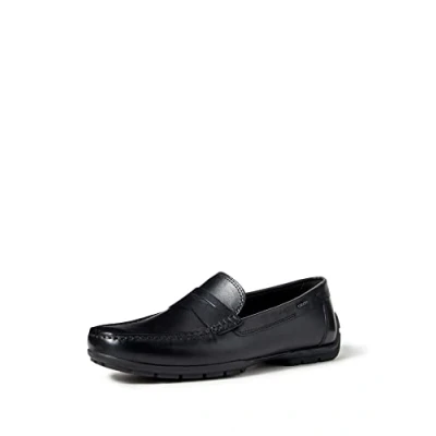 Abbildung von Geox Herren U Moner W 2fit D Mokassins, Schwarz, 47 EU