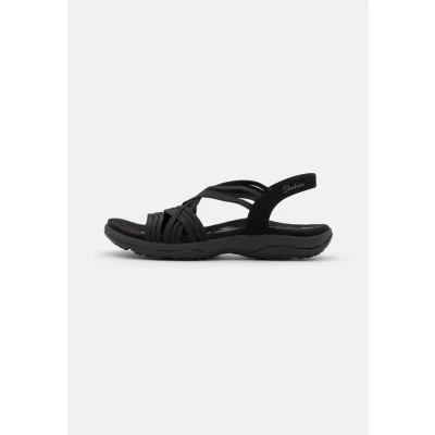 Abbildung von Skechers Damen Reggae Slim Simply Stretch Sandals, Black Gore, 38 EU