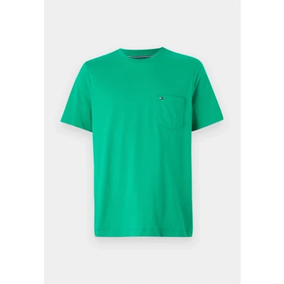 Abbildung von Tommy Hilfiger Essential Solid Pocket TEE Tshirt basic, Herren, Größe: XXL, Olympic green