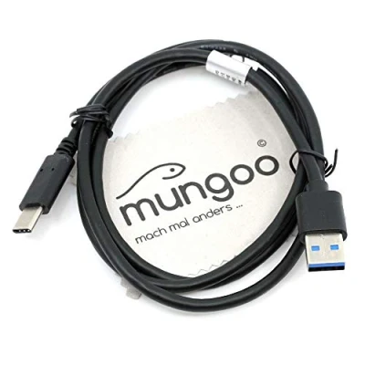 Abbildung von Datenkabel passend für Blackview BV9600 Pro, BV9600, BV 9500 Pro USB Kabel Ladekabel Daten mit mungoo Displayputztuch