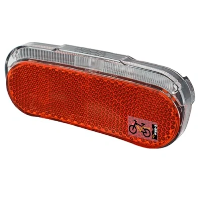 Abbildung von nean Fahrrad E Bike LED Rücklicht, Rückleuchte mit Reflektor und Standlicht, Fahrradlicht StVZO Zulassung, Outdoor Rückstrahler, Heck Lampe 5 Candela, rot
