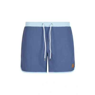 Abbildung von Urban Classics Retro Badeshorts, Herren, Größe: Large, Vintageblue oceanblue