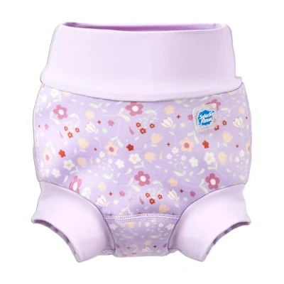 Abbildung von Splash About Unisex Baby Happy Duo Toddler Swim Nappy, Lilac Spring, 6 12 Monate