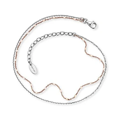 Abbildung von Engelsrufer Damenfusskette TWIN 925ER Silber Armband, Damen, Größe: One Size,