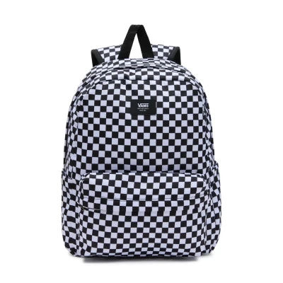 Abbildung von Vans OLD Skool Check Tagesrucksack, Herren, Größe: One Size, Black white