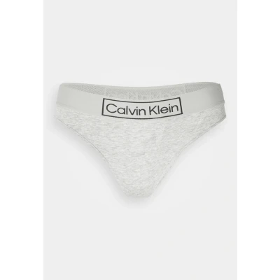 Abbildung von Calvin Klein Underwear Thong String, Damen, Größe: Small, Grey heather