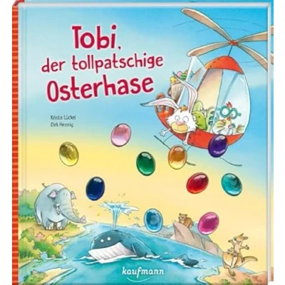 Abbildung von Tobi, der tollpatschige Osterhase: Funkel Bilderbuch mit Glitzersteinen (Bilderbuch integriertem Extra Ein Osterbuch: Kinderbücher ab 3 Jahre)