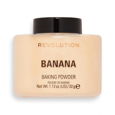Abbildung von Makeup Revolution Loose Baking Powder Fixierspray und Fixierpuder, Damen, Größe: 32 g, Banana