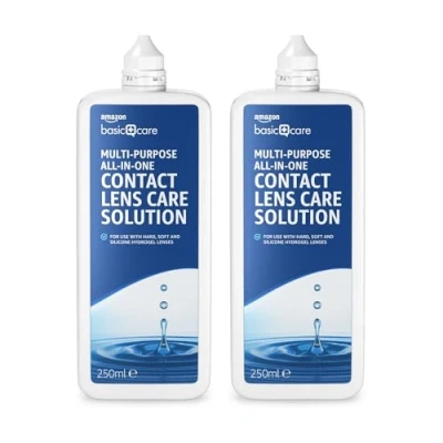 Abbildung von Amazon Basic Care All in One Kontaktlinsenlösung 2 x 250 ml