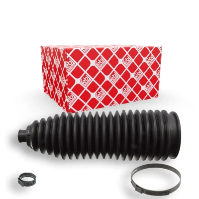 Abbildung von FEBI BILSTEIN 101695 Faltenbalgsatz, Lenkung Thermoplast Vorderachse links, rechts mit Schellen RENAULT: GRAND SCENIC 3