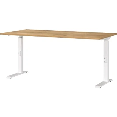 Abbildung von GERMANIA Schreibtisch »Downey, mechanisch höhenverstellbar«, moderne Farbvariationen, Breite 120/140/160/180 cm, Made in Germany