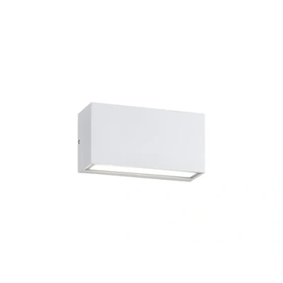 Abbildung von Trio Leuchten Trent 226960231 LED Außen Wandleuchte, Aluminium, 10 Watt, Weiß Matt