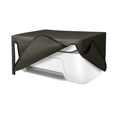 Abbildung von kwmobile Cover kompatibel mit HP DeskJet 2755e / 2720e 2710e 2820e Tasche Hülle Drucker Staubschutzhülle Schutzhaube Schutzhülle Dunkelgrau