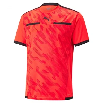 Abbildung von Puma LIGA Tshirt print, Herren, Größe: XL, Rotschwarz