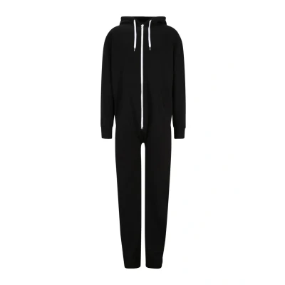 Abbildung von Urban Classics Herren Sweat Jumpsuit Overall, Black/White, 3XL 4XL