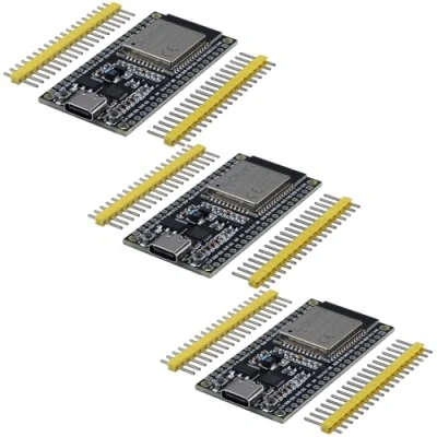 Abbildung von AZDelivery 3 x ESP 32 Dev Kit C unverlötet NodeMCU Module WLAN mit USB Anschluss WiFi Development Board CP2102 (Nachfolgermodell zum ESP8266) kompatibel Arduino inklusive E Book!