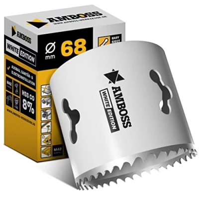 Abbildung von Amboss Ø68 mm Bi Metall HSS M42 Lochsäge Für Stahl/Spanplatten/Hartholz/Gipskarton uvm. ohne Aufnahme
