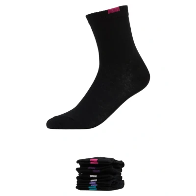 Abbildung von DIM Ecodim CREW Socks 5 PACK Socken, Damen, Größe: One Size, Black