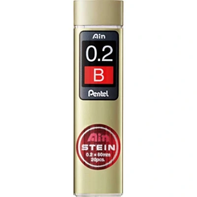 Abbildung von Pentel C272W B &quot;AIN STEIN&quot; Feinmine für Druckbleistift, 20 Feinminen