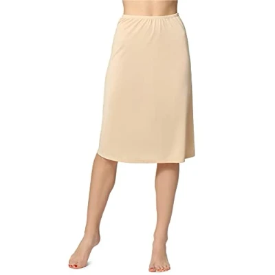 Abbildung von Bellivalini Unterrock Damen Bequeme und atmungsaktive Unterröcke ideale Mode für Sommer ME4141 (Beige, S)