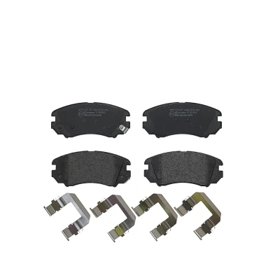 Abbildung von BREMBO P 30 043 Bremsbelagsatz mit akustischer Verschleißwarnung Anti Quietsch Blech Zubehör KIA: Magentis II, HYUNDAI: Sonata V