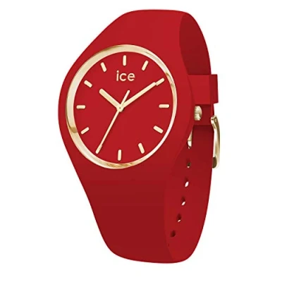 Abbildung von ICE Watch glam colour Red Rote Damenuhr mit Silikonarmband 016264 (Medium)