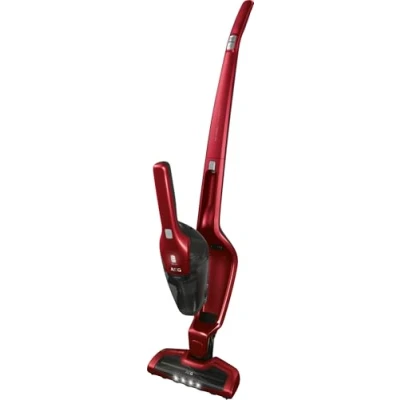 Abbildung von AEG Ergorapido CX7 2 45AN 2in1 Akku Staubsauger / beutellos Tierhaardüse bis zu 45 Min. Laufzeit freistehend 180 Drehgelenk Bürstenreinigungsfunktion LED Licht rot Exklusiv bei Amazon
