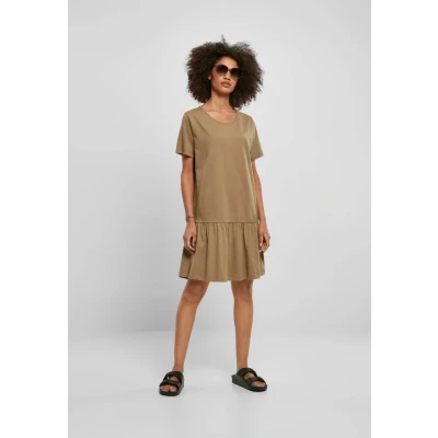 Abbildung von Urban Classics Valance Jerseykleid, Damen, Größe: XL, Khaki