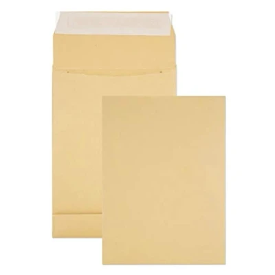 Abbildung von Netuno 50 braune Faltenversandtaschen B5 176x 250 mm 120g erweiterbare Kapazität Versandtaschen mit Falten erweiterbar Umschläge Stehboden für Broschüren Dokumente